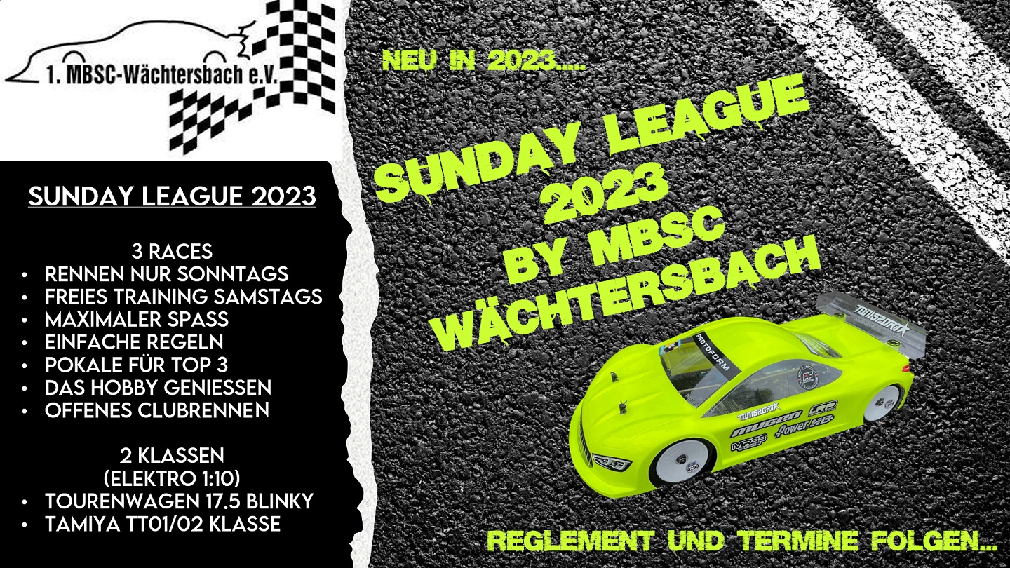 SUNDAY LEAGUE 2023 by MBSC Wächtersbach